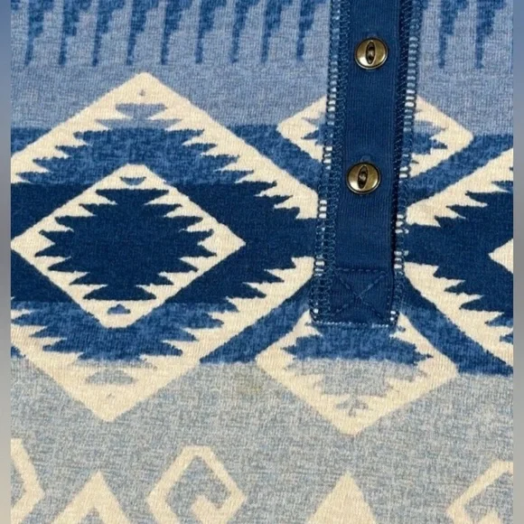 Vintage Chaps Ralph Lauren Southwest Pullover Women’s Boho Top size Large - Picture 3 of 6